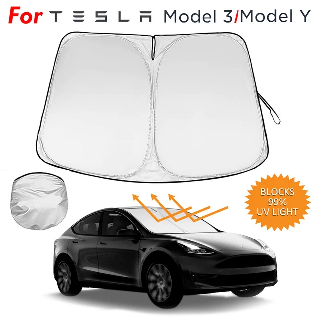 SUNSHADE WINDSHIELD TESLA MODEL Y / 3 SUN SHADE UV BLOCK COVER VISOR